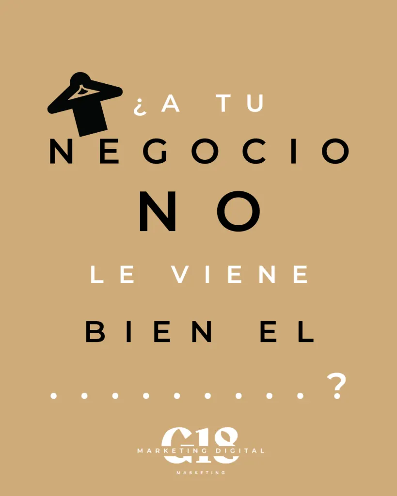 A tu negocio no le viene bien el MARKETING