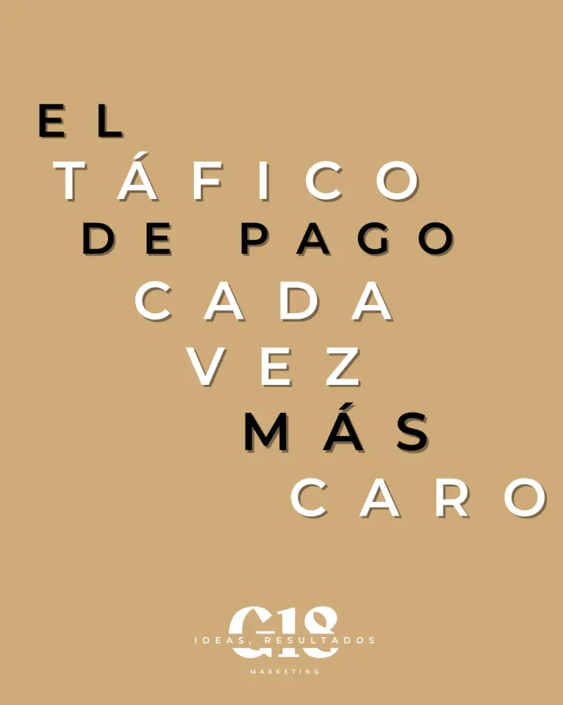 El tráfico de pago cada vez es más caro