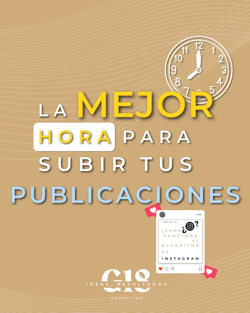 Mejor hora para subir tus publicaciones
