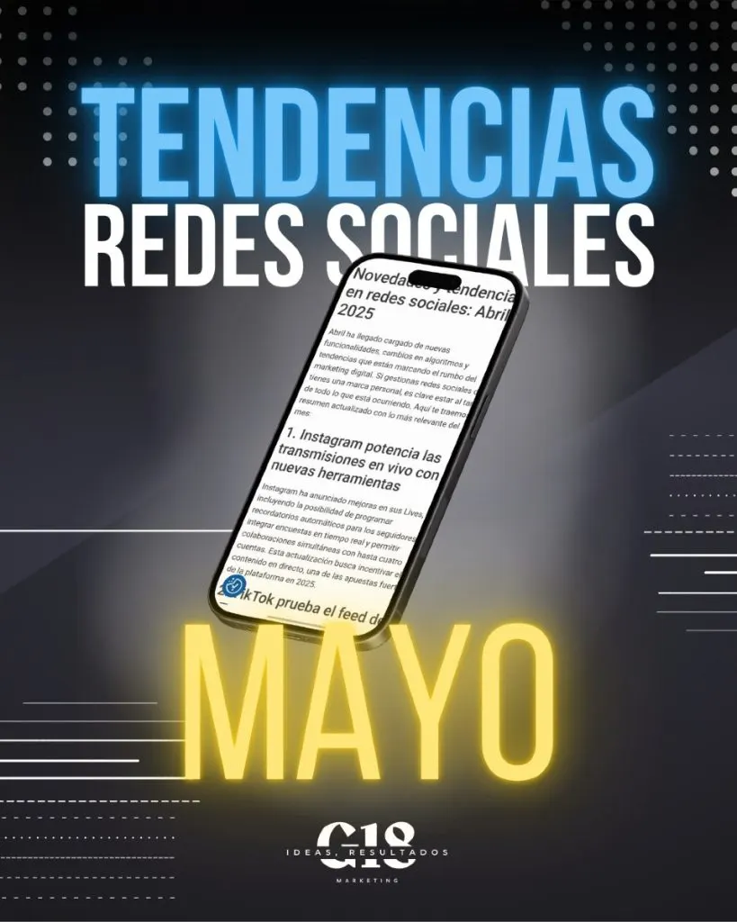 Tendencias redes sociales mayo 2025