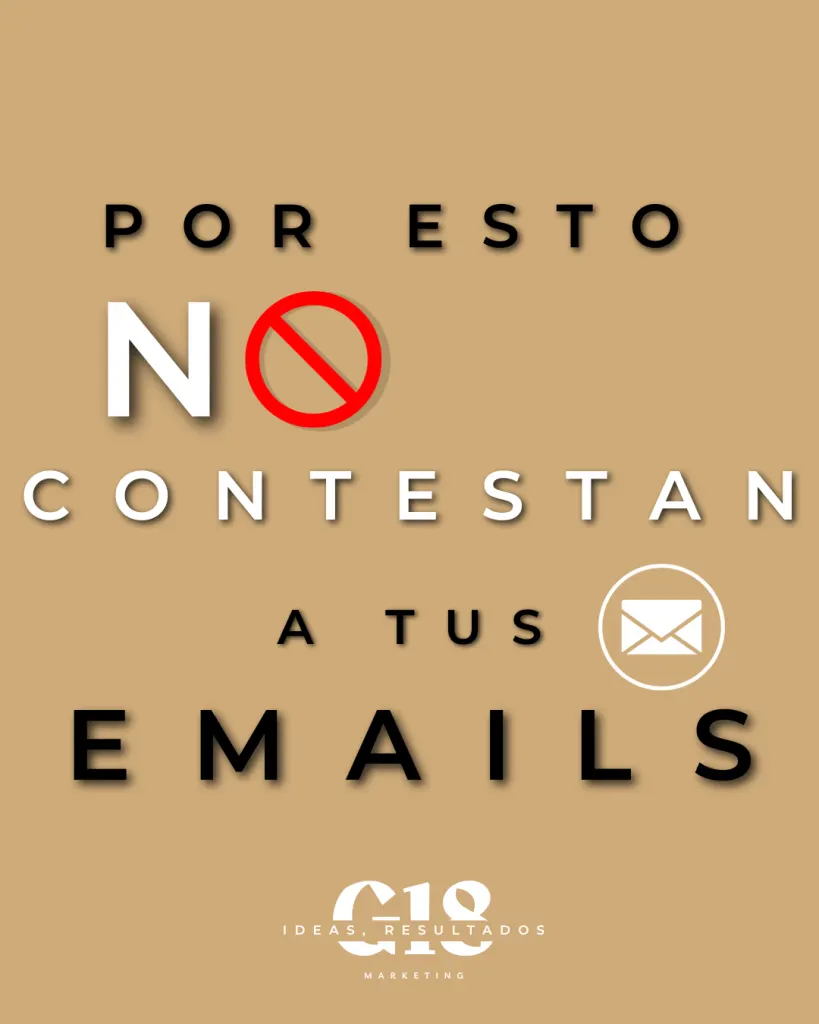 ¿Por qué no responden a mis emails?