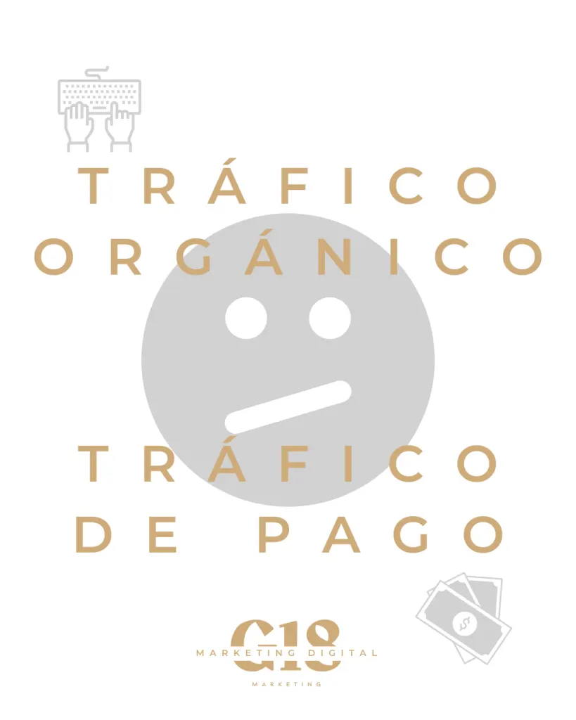 Tráfico orgánico o tráfico de pago
