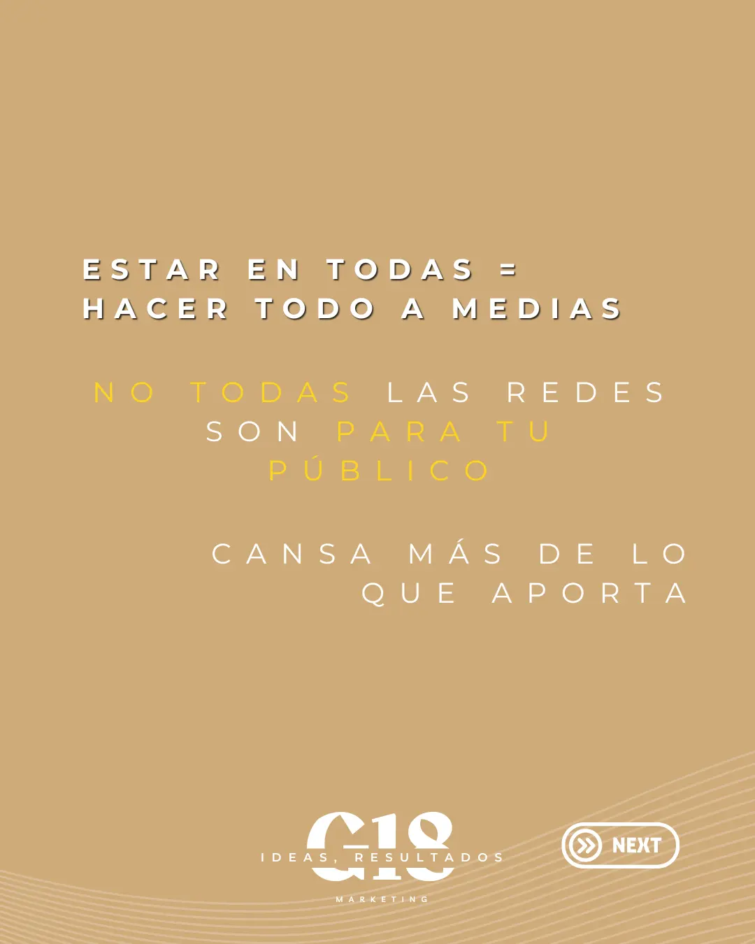 ¿Debería estar en todas las redes sociales?
