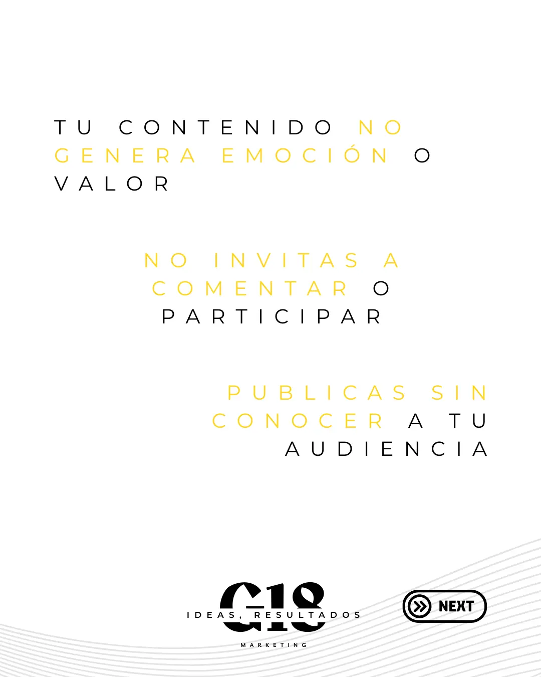 ¿Por qué nadie interactúa con tu contenido?
