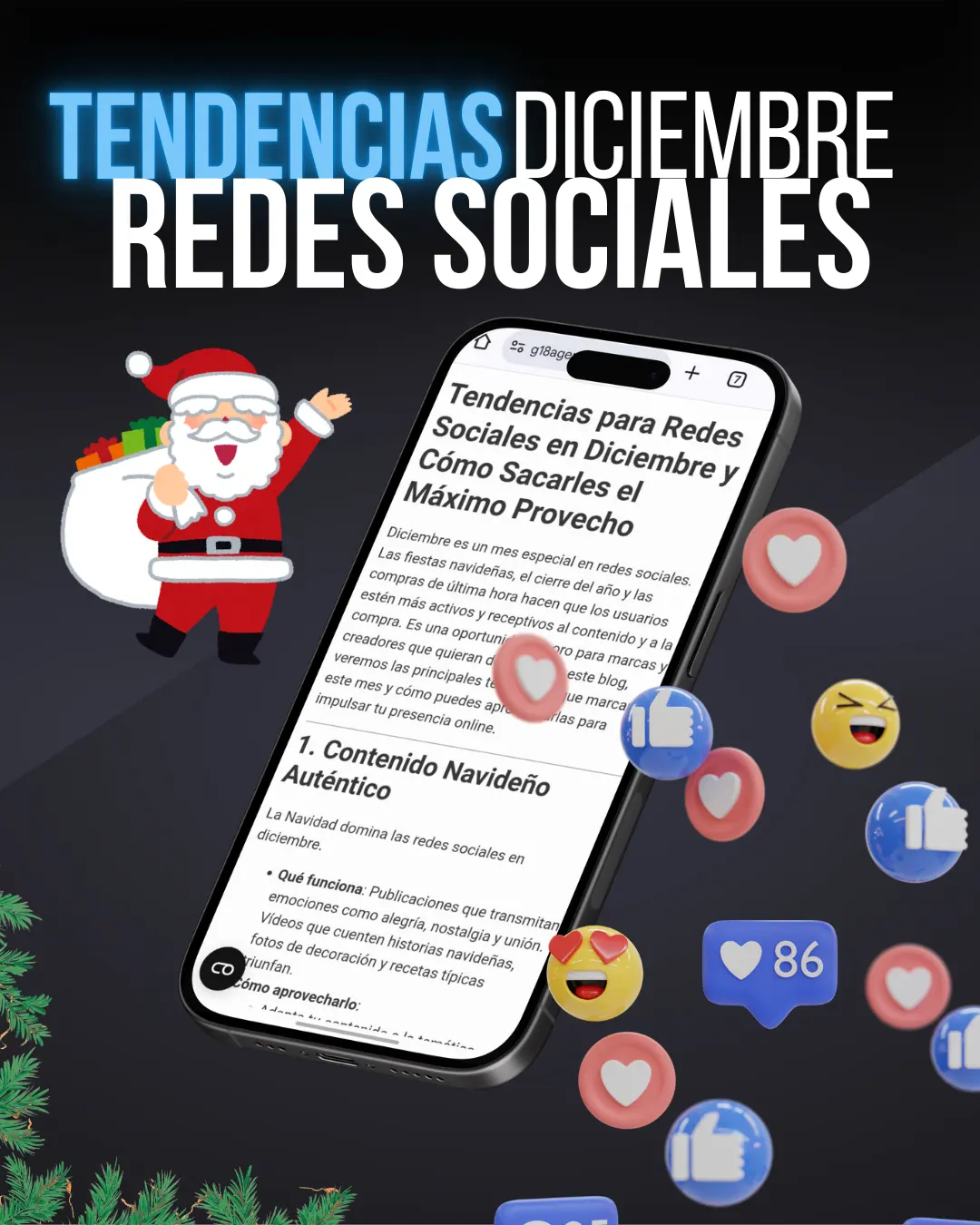 tendencias diciembre redes sociales