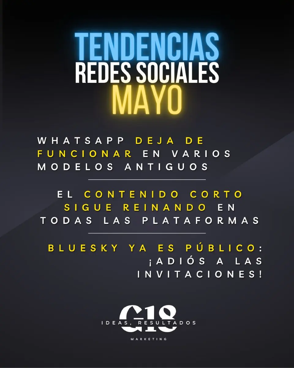 Tendencias redes sociales mayo 2025