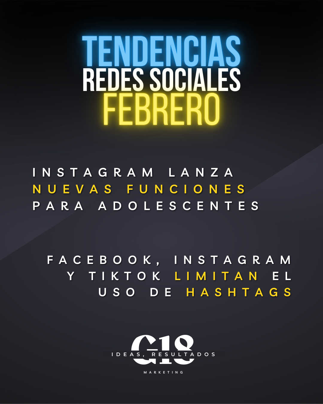 tendencias redes sociales febrero - G18 3
