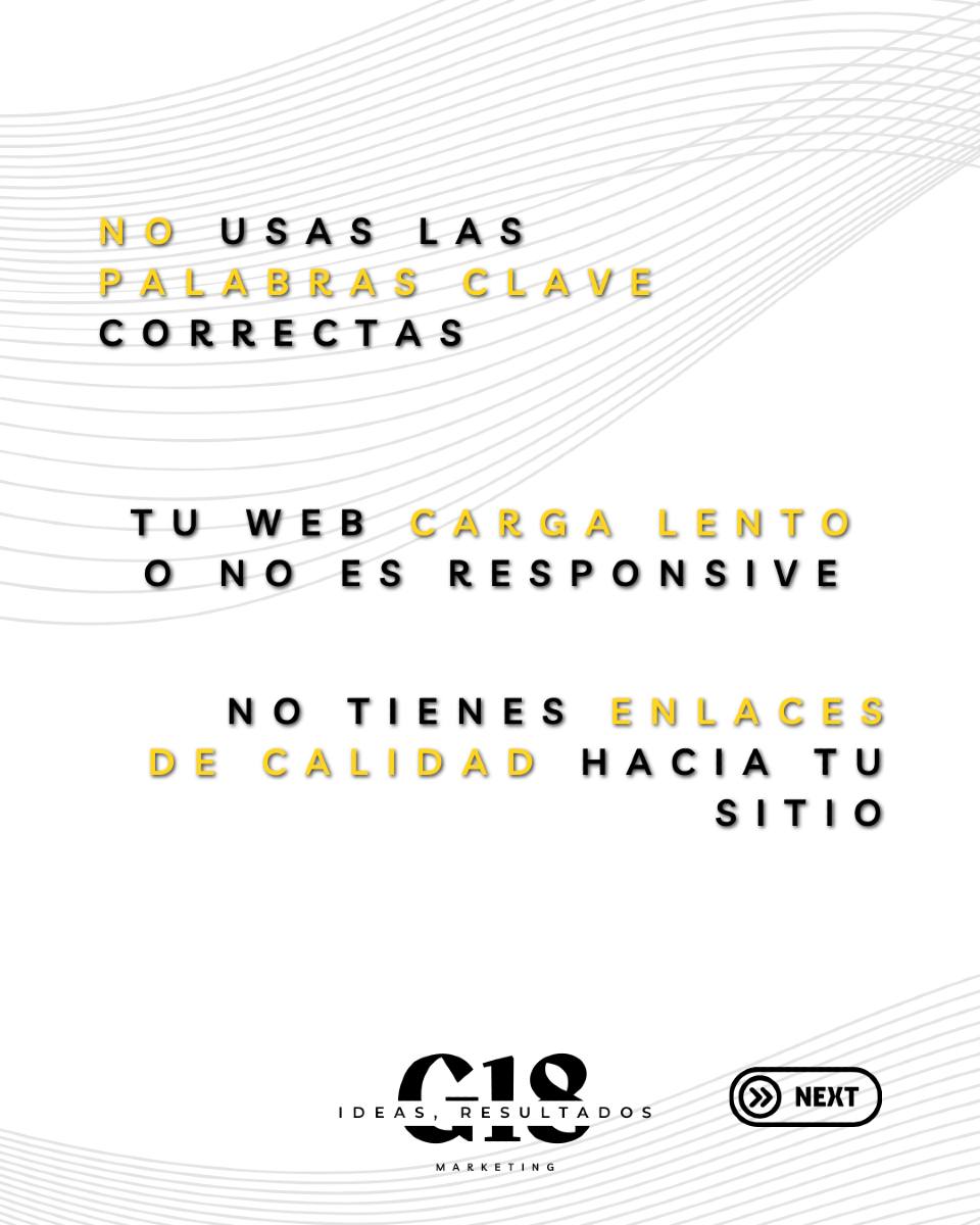 Errores SEO que estas cometiendo