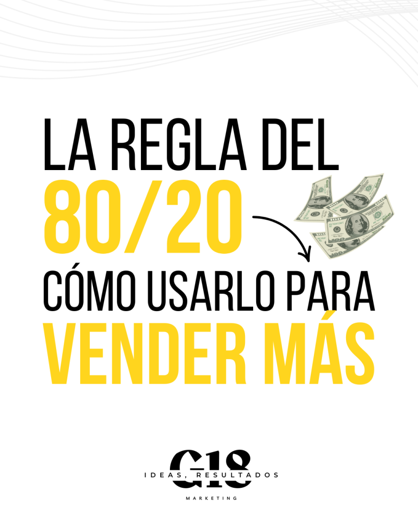 La regla del 80/20 en redes sociales