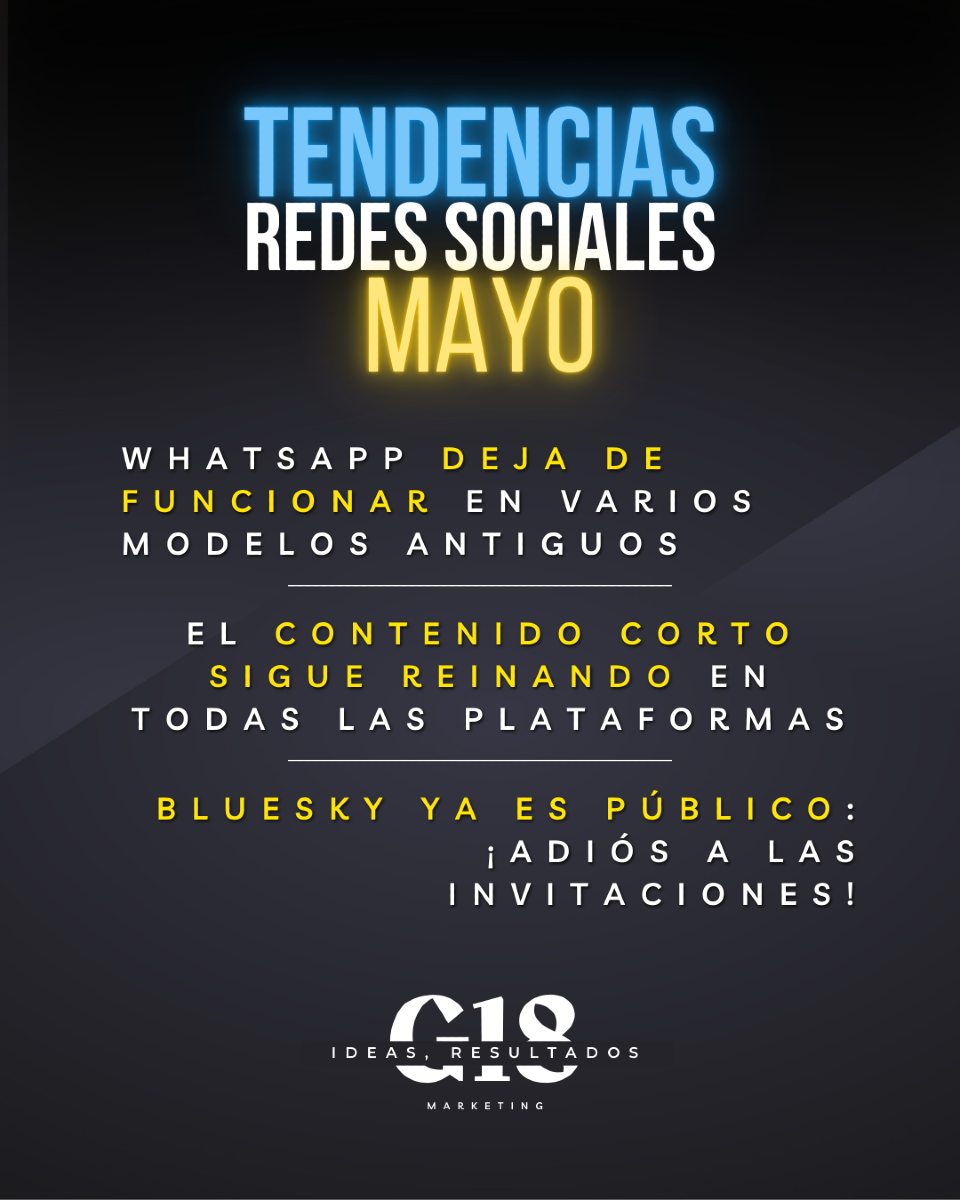 Tendencias redes sociales mayo 2025