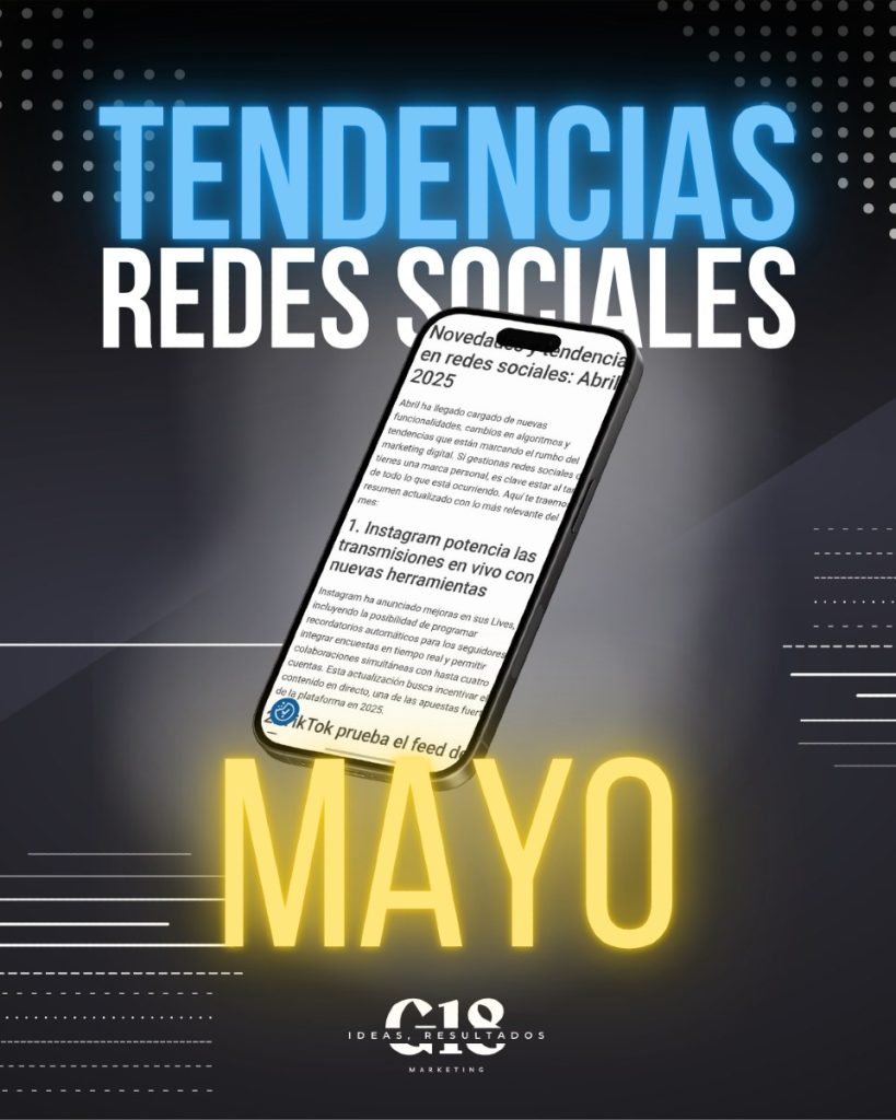 Tendencias redes sociales mayo 2025