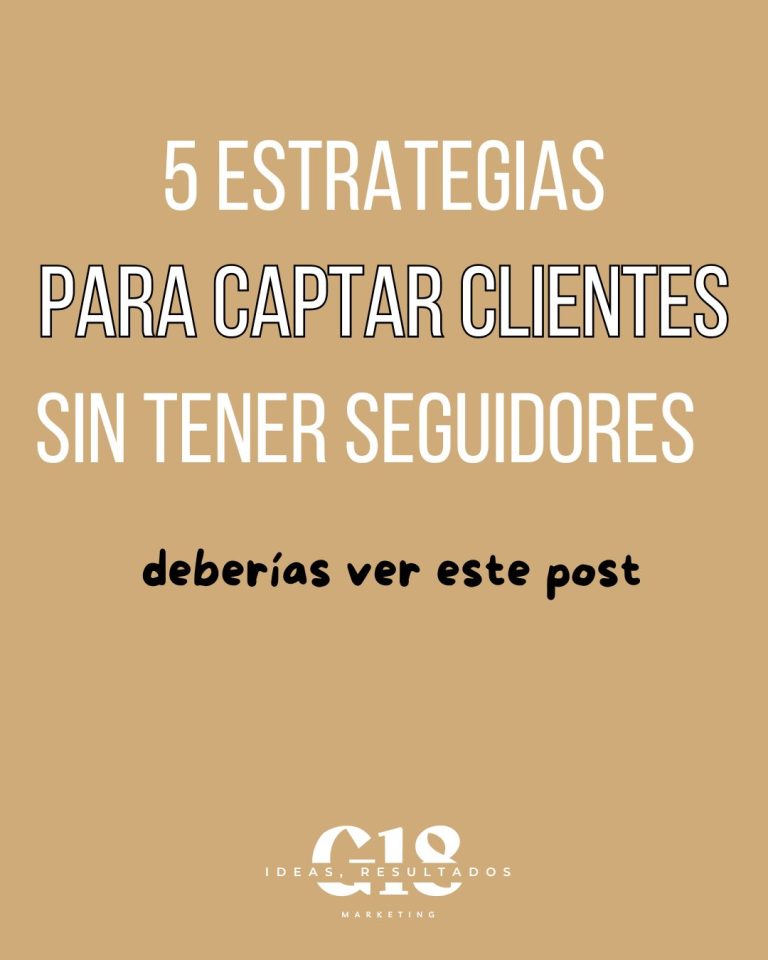 5 estrategias para captar clientes